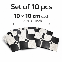 Self-adhesive GCP target 10x10 cm – UAV drone marker