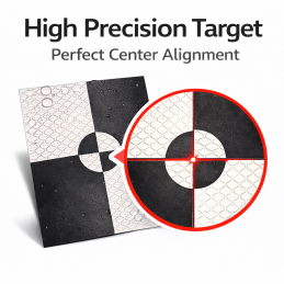 Self-adhesive GCP target 10x10 cm – UAV drone marker