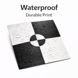 Self-adhesive GCP target 10x10 cm – UAV drone marker