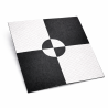 Self-adhesive GCP target for drones, UAVs, 3D scanners, LIDAR, size 10x10cm