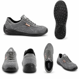 Safety Shoes Lemaitre Targa  S1 SRC – Steel Toe Suede Leather