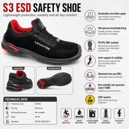 Lemaitre RILEY LOW S3 ESD – Safety Shoes