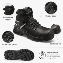 Lemaitre MAX HIGH UK BLACK 2.0 S3 trzewiki robocze