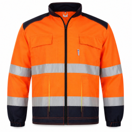 KAJMAN HV Arbeits-Sweatshirt mit Reflexstreifen