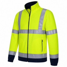 KAJMAN HV Yellow Hi-Vis Fleece Jacket