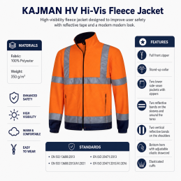 KAJMAN HV Hi-Vis Fleece Jacket