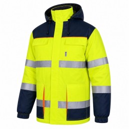 Veste matelassée jaune KAJMAN HV haute visibilité