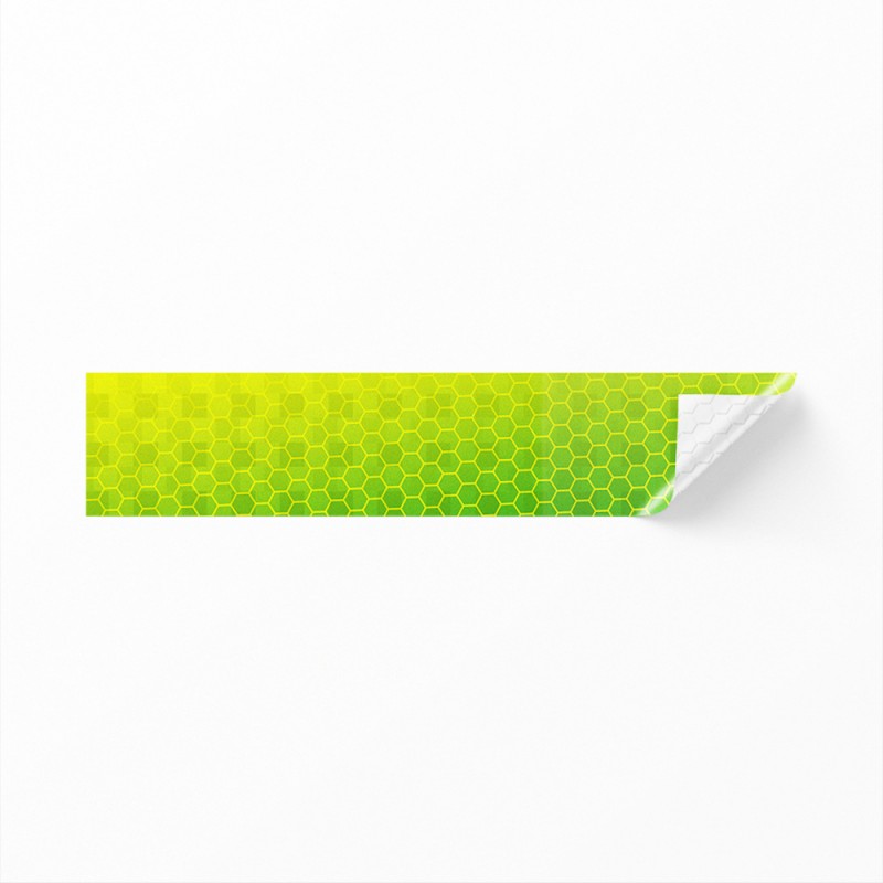 Naklejka pasek odblaskowy 15cm x 3cm, 4 szt. w zestawie