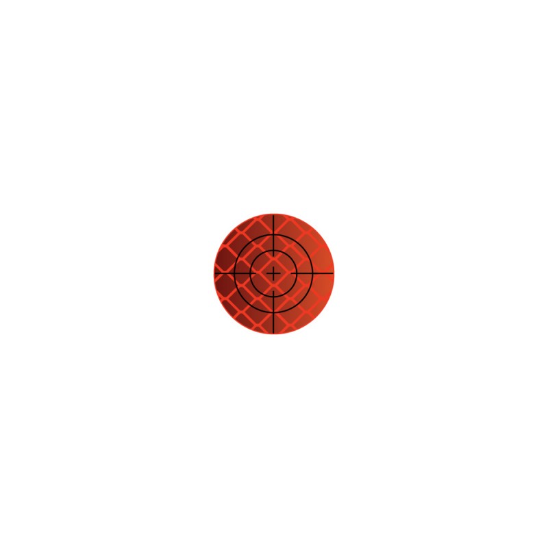 REFLECTIVE TARGETs - 100 pieces, type: retro.