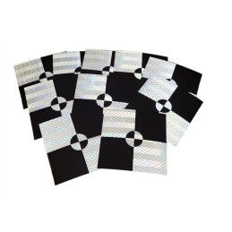 Samoprzylepna tarcza GCP 10x10 cm – znacznik dla dronów UAV