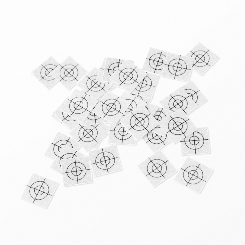 Reflective Targets 100 pcs.  different colors