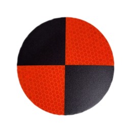 Samoprzylepny punkt referencyjny dla dronów UAV, skanerów 3D, LIDAR, fi10cm czerwony 10 szt.