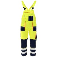 Bib and brace work trousers